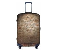 NBAGHPQ Lights hit The Brick Wall Print Universal elegante valigia copertura elastica lavabile antigraffio protezione bagagli, bianco, M