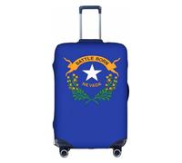 NBAGHPQ Nevada State Flag Print Universale Elegante Valigie Copertura Elastica Lavabile Anti Graffio Bagagli Protector, bianco, XL