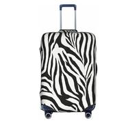 NBAGHPQ Zebra Stampa Universale Elegante Valigia Copertura Elastico Lavabile Anti Graffio Protezione Dei Bagagli, bianco, M
