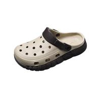 NBAKXXCO Pantofole, Ciabatte da spiaggia in EVA for coppia - Sandali da viaggio leggeri for uomo e donna Pantofole estive(Khaki,42 EU)