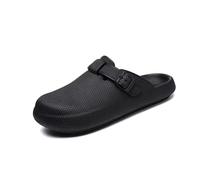 NBAKXXCO Pantofole, Ciabatte da uomo con dita dei piedi, pantofole da coppia for le uscite Pantofole estive(Black,41 EU)