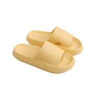NBAKXXCO Pantofole, Ciabatte estive con suola spessa for uomo e donna, scarpe da bagno for interni ed esterni Pantofole estive(Yellow,41 EU)