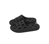 NBAKXXCO Pantofole, Comode pantofole da doccia da bagno for donna, perfette for l'uso estivo in casa e al chiuso Pantofole estive(Black,39 EU)