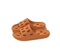NBAKXXCO Pantofole, Comode pantofole da doccia da bagno for donna, perfette for l'uso estivo in casa e al chiuso Pantofole estive(Orange,40 EU)