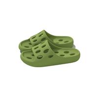 NBAKXXCO Pantofole, Comode pantofole da doccia da bagno for donna, perfette for l'uso estivo in casa e al chiuso Pantofole estive(Green,36 EU)