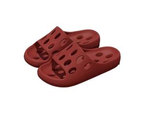 NBAKXXCO Pantofole, Comode pantofole da doccia da bagno for donna, perfette for l'uso estivo in casa e al chiuso Pantofole estive(Red,36 EU)