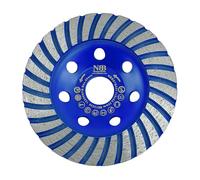 NBB Coppa diamantata Mole Disco diamantato a tazza ad alta efficienza e lunga durata per smerigliatura a secco o a umido su granito marmo piastrelle ceramica calcestruzzo e cemento (1, 115mm)