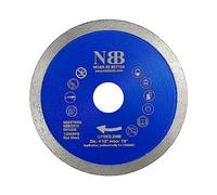 NBB disco da taglio diamantato sega diamantata altezza del segmento di 8mm lama continua di 1,4mm di spessore lama diamantata taglio di gres porcellanato ceramica piastrelle marmo granito (1,115mm)