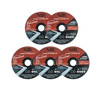 NBB Disco diamantato lama e mola seghetto diamantata 3-in-1 per taglio e rettifica granito marmo piastrelle ceramica porcellana pietra metallo fibra di vetro per smerigliatrice angolare (115mm,5)