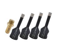 NBB Punta a tazza diamantata con M14, per foratura professionale a secco o ad umido su porcellana dura, ceramica, piastrelle, granito, marmo, veloce, durevole, per smerigliatrice angolare (4, 8mm)