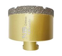 NBB Punta a tazza diamantata con M14, tipo Classico d'Oro,punta diamantata per foratura a secco o ad umido su ceramica,piastrelle,granito,marmo,veloce,durevole, per smerigliatrice angolare (1, 80mm)