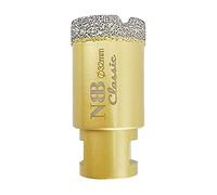 NBB Punta a tazza diamantata con M14, tipo Classico d'Oro,punta diamantata per foratura a secco o ad umido su ceramica,piastrelle,granito,marmo,veloce,durevole, per smerigliatrice angolare (1, 32mm)