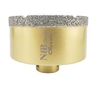 NBB Punta a tazza diamantata con M14, tipo Classico d'Oro,punta diamantata per foratura a secco o ad umido su ceramica,piastrelle,granito,marmo,veloce,durevole, per smerigliatrice angolare (1, 95mm)