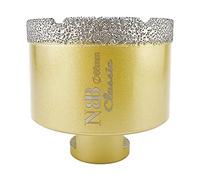 NBB Punta a tazza diamantata con M14, tipo Classico d'Oro,punta diamantata per foratura a secco o ad umido su ceramica,piastrelle,granito,marmo,veloce,durevole, per smerigliatrice angolare (1, 68mm)