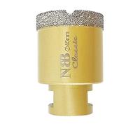 NBB Punta a tazza diamantata con M14, tipo Classico d'Oro,punta diamantata per foratura a secco o ad umido su ceramica,piastrelle,granito,marmo,veloce,durevole, per smerigliatrice angolare (1, 45mm)