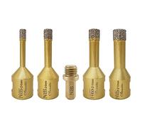 NBB Punta a tazza diamantata con M14, tipo Classico d'Oro,punta diamantata per foratura a secco o ad umido su ceramica,piastrelle,granito,marmo,veloce,durevole,per smerigliatrice angolare(6/8/10/12mm)