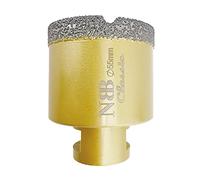 NBB Punta a tazza diamantata con M14, tipo Classico d'Oro,punta diamantata per foratura a secco o ad umido su ceramica,piastrelle,granito,marmo,veloce,durevole, per smerigliatrice angolare (1, 55mm)