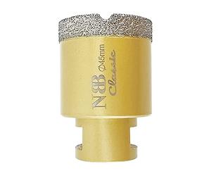 NBB Punta a tazza diamantata con M14, tipo Classico d'Oro,punta diamantata per foratura a secco o ad umido su ceramica,piastrelle,granito,marmo,veloce,durevole, per smerigliatrice angolare (1, 45mm)