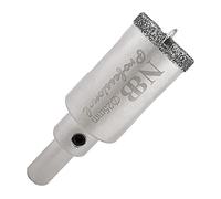 NBB Punte diamantate Frese diamantate con gambo triangolare corona diamantata nichelato perforazione in umido su marmo pietre ceramica granito piastrelle vetro trapano da banco e pistola (25mm)