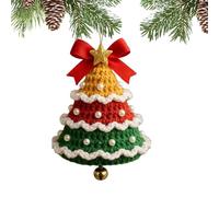 Nbbwwu Decorazioni Ad Uncinetto Per Albero Natalizio | Ghirlanda Santa Campana Decorazioni Albero | Palline All'Uncinetto per Porte Finestre Festival Party Appassionati Artigianato