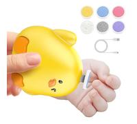 Nbbwwu File per unghie per bambini, trimmer per unghie elettrico,Smerigliatrice elettrica a di pollo | File di unghie con 6 teste di macinazione sostitutiva, prodotti ergonomici per la cura dei