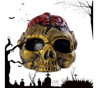 Nbbwwu Fischietto 'Urlo,Fischietto da Sopravvivenza per Halloween | Decorativo con Design Cervello per Scherzi Avvertimento Escursionismo Zaino Ragazzi Adulti
