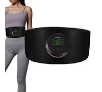 Nbbwwu Massaggiatore Addominale - Cintura Addominale Ricaricabile Con Stimolazione,18 Livelli Intensità 6 Modalità Massaggio Tonificatore Muscolare per Fitness e Dimagrimento