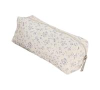 Nbbwwu Organizer da viaggio per pennelli da trucco, trousse per cosmetici, grazioso astuccio per trucchi, organizer in tela, borsa da viaggio floreale per donne e ragazze, A, Refer to description,