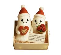 Nbbwwu Peluche Fantasma | Morbido Emotivo | Peluche Natale Amicizia | Per Camera Scrivania Auto Scuola Appartamento Uffici Feste Compleanno Autunno Halloween