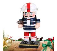 Nbbwwu Schiaccianoci Figure | Schiaccianoci Calciatore e Giocatore di Baseball Soldato Modelli Decorativi da Casa 15 Cm - Figura Collezionabile per Desktop Tavolo Libreria Centrotavola Festività