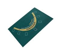 Nbbwwu Tappetino da poker double-face, per tavolo da craps e blackjack, arrotolabile, per tavolino da caffè, craps e blackjack, 60 x 80 cm