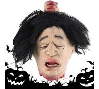 Nbbwwu Testa Mozzata Prop Halloween | Testa di Mozzata Sanguinante Prop - Impermeabile per Interni ed Esterni Case Stregate Giardini Camera