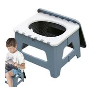 Nbbwwu Toilette da Campeggio per Uso all'aperto | Vasino Portatile per il Campeggio - Sgabello Pieghevole Design Compatto Accessori Per Campeggio Escursionismo