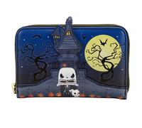 NBC Funko Pop Di Loungefly Jack Skellington Glow Zip Around Wallet