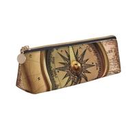 NBCCDVSH Astuccio in pelle con cerniera, elegante portapenne estetico, per donne e uomini, astuccio in pelle blu tropicale, per penne da lavoro, ufficio, viaggi, astuccio per cancelleria, Legge della