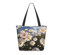 NBCCDVSH Bella borsa tote margherite per le donne borsa della spesa riutilizzabile estetica borse della spesa borsa da spiaggia