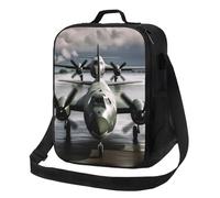 NBCCDVSH Borsa termica per il pranzo in aereo dell'esercito americano, per donne e uomini, riutilizzabile, a prova di perdite, borsa termica per picnic, lavoro