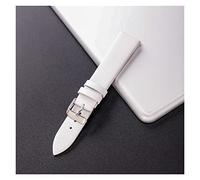 NBCNZCTSAS 12 14 16 18 20 22mm for fibbia in acciaio inox adatto for Casio Fit for Huawei adatto for Samsung 14 colori cinturino in pelle cinturino in pelle morbido cinturino da polso(37 EU,22mm)