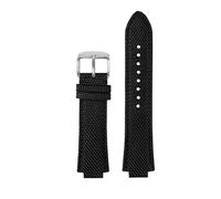NBCNZCTSAS 1853 Adatto for orologio da uomo Tissot Super Player Serie PRX T137.410 cinturino in nylon modificato 26-12mm Cinturino for orologio for bocca convessa(Black silver pin)