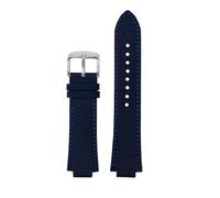 NBCNZCTSAS 1853 Adatto for orologio da uomo Tissot Super Player Serie PRX T137.410 cinturino in nylon modificato 26-12mm Cinturino for orologio for bocca convessa(Blue silver pin)