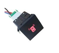 NBCNZCTSAS 1PC Auto HA CONDOTTO LA Luce di Nebbia Radar Power On Off Registratore Della Macchina Fotografica Monitor Pulsante di Interruttore Misura for VW Golf 6 Jetta 5 MK5 Caddy EOS Scirocco(Radar)