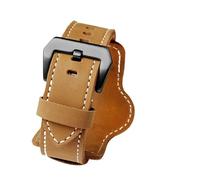 NBCNZCTSAS 20 22MM 24MM 26MM cinturino in pelle braccialetto adatto for Casio adatto for Fossil adatto for Panerai adatto for Bernie Base Vassoio cinturino impermeabile vintage(Brown-black,22mm)