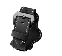 NBCNZCTSAS 20 22MM 24MM 26MM cinturino in pelle braccialetto adatto for Casio adatto for Fossil adatto for Panerai adatto for Bernie Base Vassoio cinturino impermeabile vintage(Black-black,24mm)