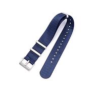 NBCNZCTSAS 20 mm 22 mm 24 mm Cintura di sede in nylon for for NATO Cinturini da orologi for orologi militari cinturini adatti a omega adatto a James Fit for Bond 007(Royal,20mm)