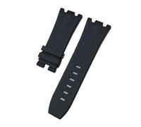 NBCNZCTSAS 28mm 30mm FKM cinturino in gomma fluorurata adatto for AP adatto for Audemars cintura adatto for Piguet adatto for ROYAL OAK OFFSHORE 15710 15703 cinturino orologio braccialetto(Black,30MM_