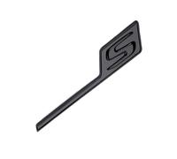 NBCNZCTSAS 3D ABS Bagagliaio di Un'auto S Logo Badge Adesivi Misura for Mercedes S Emblema AMG A45 W176 CLA45 C117 C63 W205 E63 W212 GLA45 X156 GLC GLE 63(Glossy Black)