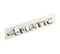 NBCNZCTSAS 3D ABS Lettere cromate Car Rear Trunk Badge B180 B200 B250 B260 B220 CDI 4matic Emblem Logo Adatto for Mercedes B W246 W245 Accessori(4MATIC)