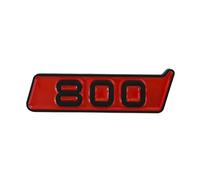 NBCNZCTSAS 3D ABS Rosso Nero 700 800 900 Lettere Logo Distintivo dell'emblema dell'automobile Adatto for Mercedes G500 350 Brabus 700 800 900 Accessori Adesivi(800 Red Matt Black)