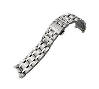 NBCNZCTSAS Accessori for orologi 22mm 23mm 24mm misura for Tissot 1853 Couturier T035 cinturino in acciaio inossidabile T035407A T035627A cinturino for orologio da uomo d'affari(Silver,22mm)