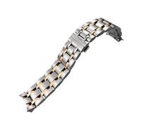 NBCNZCTSAS Accessori for orologi 22mm 23mm 24mm misura for Tissot 1853 Couturier T035 cinturino in acciaio inossidabile T035407A T035627A cinturino for orologio da uomo d'affari(Silver Rose,23mm)